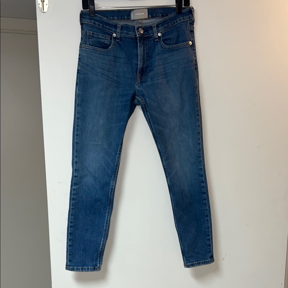 Everlane Blue Ankle Jeans